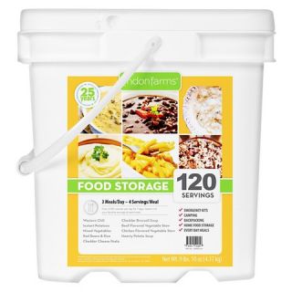 Lindon Farms Emergency Food 120 Serving Meal Solution Food Storage