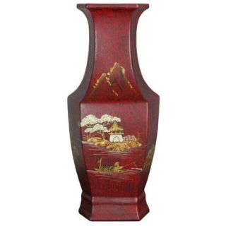Oriental Furniture Hexagonal Vase