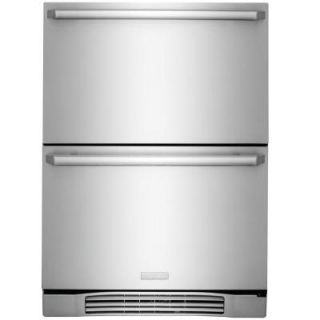 Electrolux 23.875 in. Built in Under the Counter Refrigerator Drawers in Stainless Steel EI24RD10QS