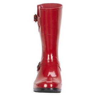 Athletech   Womens Rain Boot Thunder   Red