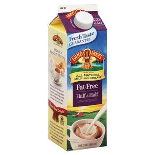 Land O Lakes Half & Half, Fat Free, 1 qt (946 ml)