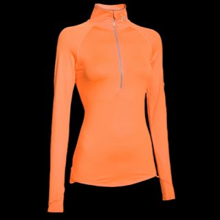 Under Armour Fly Fast 1/2 Zip   Womens   Running   Clothing   Cyber Orange/Cyber Orange/Reflective