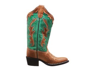 Old West Kids Boots Fashion Western Boot (Toddler/Little Kid) Tan Canyon/Vintage Turquoise