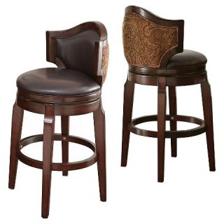 Jasper 24 Barstool Wood/Brown   Steve Silver Co.