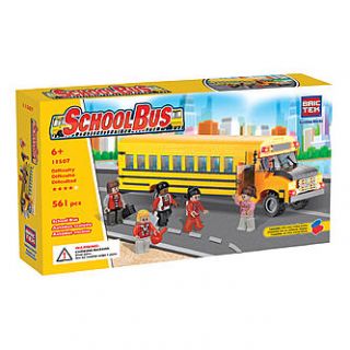Brictek School Bus Set   Toys & Games   Blocks & Building Sets