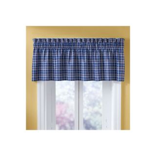 PEM America Outlet 70 in L Blue Cars Tailored Valance