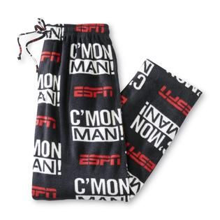 ESPN   Mens Plush Pajama Pants   CMon Man