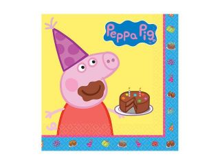 Peppa Pig Luncheon Napkins (Set of 16)   Party Supplies