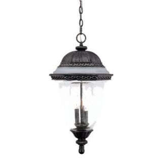 Acclaim Lighting Venice Collection Hanging Lantern 3 Light Outdoor Stone Light Fixture DISCONTINUED 1326ST