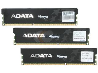 ADATA XPG Gaming Series 12GB (3 x 4GB) 240 Pin DDR3 SDRAM DDR3 1600 (PC3 12800) Desktop Memory Model AX3U1600GC4G9 3G