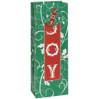 Joy Holiday Wine Bag