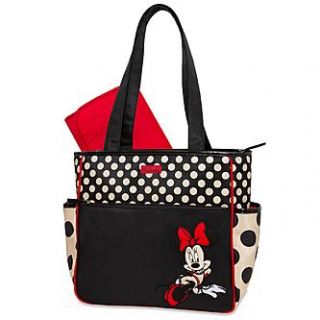 Disney Minnie Mouse Diaper Bag & Changing Pad   Polka Dot   Baby