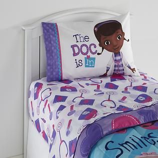 Doc McStuffins Girls Twin Sheet Set Brings Your Little Ones Favorite