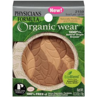 Physicians Formula Organic Wear Natural Origin Bronzer, Bronze Organics For Light Skin   0.3 Oz