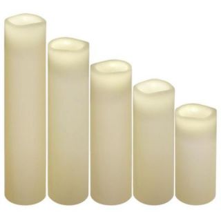 Flameless Ivory Wax Candle (Set of 5) 45 762 00