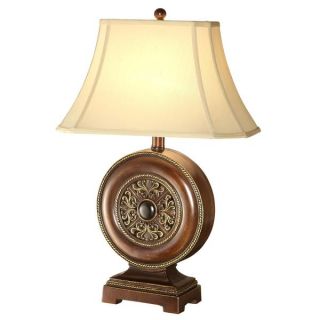 Classic Ornamental Table Lamp with Flare Shade