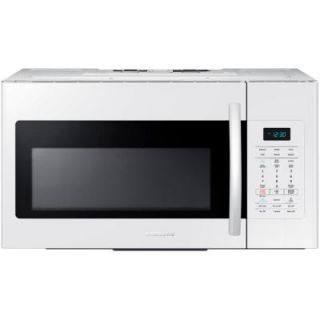 Samsung 30 in. W 1.7 cu. ft. Over the Range Microwave in White with Sensor Cooking ME17H703SHW