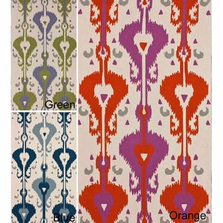 nuLOOM Handmade Bold Ikat Print Wool Rug (5 x 8)
