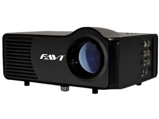 FAVI Entertainment RIOHD LED 3 800x600 SVGA, HDMI / VGA Input, USB w/ Video & Photo Playback, Max 150” Image Size, Min LED Projector