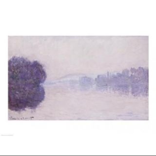 The Seine near Vernon, Morning Effect, c.1894 Poster Print by Claude Monet (24 x 18)