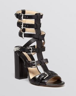 Michael Kors Gladiator Sandals   Paisley Buckle High Heel