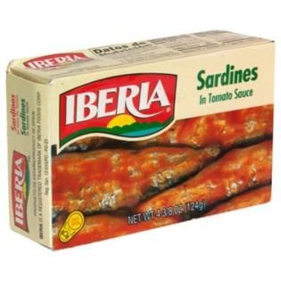 Iberia Sardines in Tomato Sauce, 4.37 oz (124 g)   Food & Grocery
