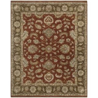 AMER Rugs Rojas Design Red Hand Knotted Area Rug