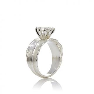 Deb Guyot Designs Herkimer "Diamond" Quartz Sterling Silver Princess Ring   7737213