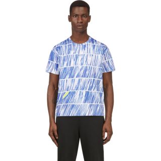 Kenzo Blue Neoprene High Waves T Shirt