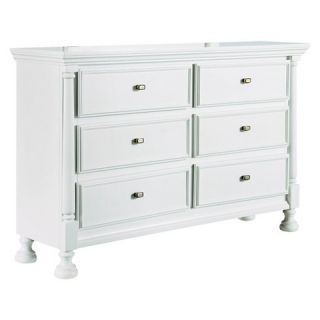 Kaslyn Dresser   White   Signature Design by Ashley