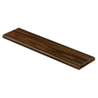 Cap A Tread Rosewood Ebony 94 in. Long x 12 1/8 in. Deep x 1 11/16 in. Height Vinyl Right Return to Cover Stairs 1 in. Thick 016143536