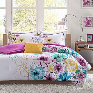 Intelligent Design Ashley Floral Comforter Set