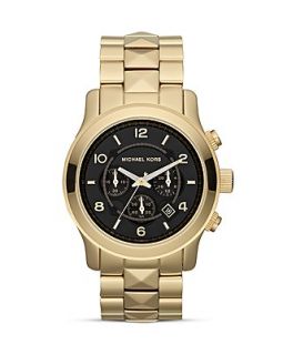 Michael Kors Pyramid Stud Runway Chronograph Watch, 45mm