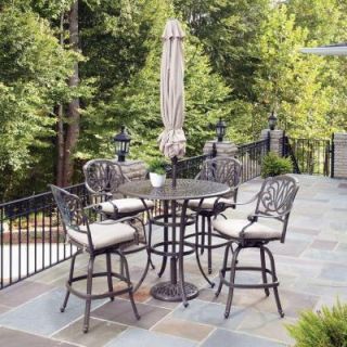 Home Styles Taupe 3 Piece Patio Bistro Set 5559 359