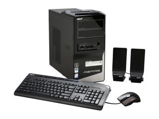 Acer Desktop PC Aspire AM5641 U5630A Core 2 Quad Q6600 (2.40 GHz) 4 GB DDR2 320 GB HDD Windows Vista Home Premium 64 bit