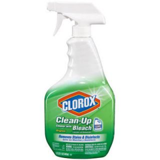 Clean Up Cleaner with Bleach Trigger Spray Bottles (Case of 9