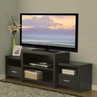 Furniture of America Tenza Tiered Cappuccino Entertainment Console