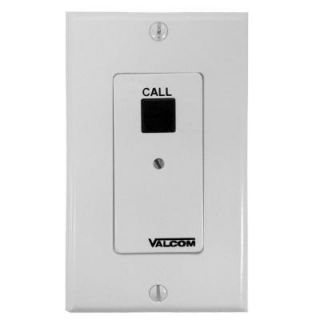 Valcom Call In Switch with Volume Control   White VC V 2991 W