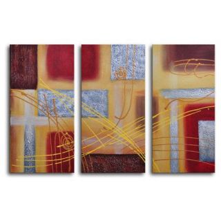My Art Outlet Conducting 3 Piece Wrapped Canvas Art Set