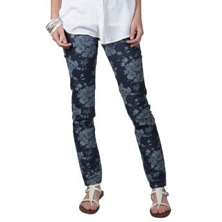 Journee Collection Juniors Floral Print Skinny Jeans