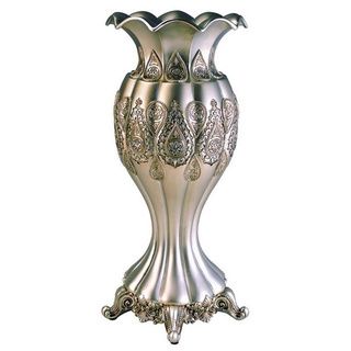 Traditional Royal Silver/ Gold Metallic Decorative Vase