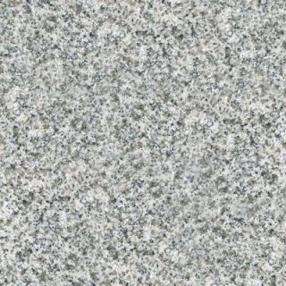 KraftMaid 4 in. x 4 in. Natural Granite Vanity Top Sample in Speckled White FS44SPW.KM,HVKM,HVKM