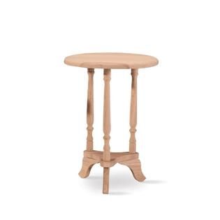 International Concepts Unfinished Round Plant Table   Home   Furniture