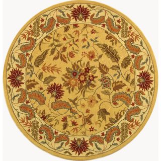 Safavieh Chelsea Ivory Round Indoor Hand Hooked Area Rug (Common 6 x 6; Actual 66 in W x 66 in L x 0.42 ft Dia)