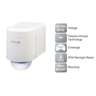 STEINEL® IS240W PIR Occupancy Sensor White   Tools   Home Security