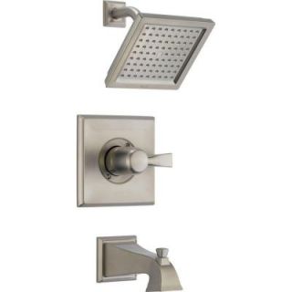 Delta Dryden 1 Handle Tub and Shower Faucet Trim Kit Only in Stainless (Valve Not Included) T14451 SS