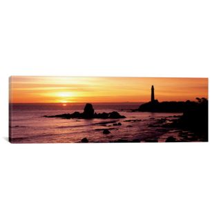 Stupell Industries Pigeon Point Lighthouse Wooden Faux Window Scene