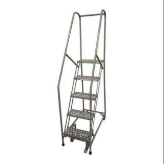 COTTERMAN 1005R3232A1E10B4C1P6 Rolling Ladder,Steel,80In. H.,Gray G0996366