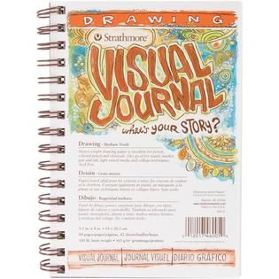 Strathmore Visual Journal Spiral Bound 5.5X8 100# Drawing   Home