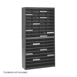 Safco Products Steel Literature Organizer with 72 Letter Size